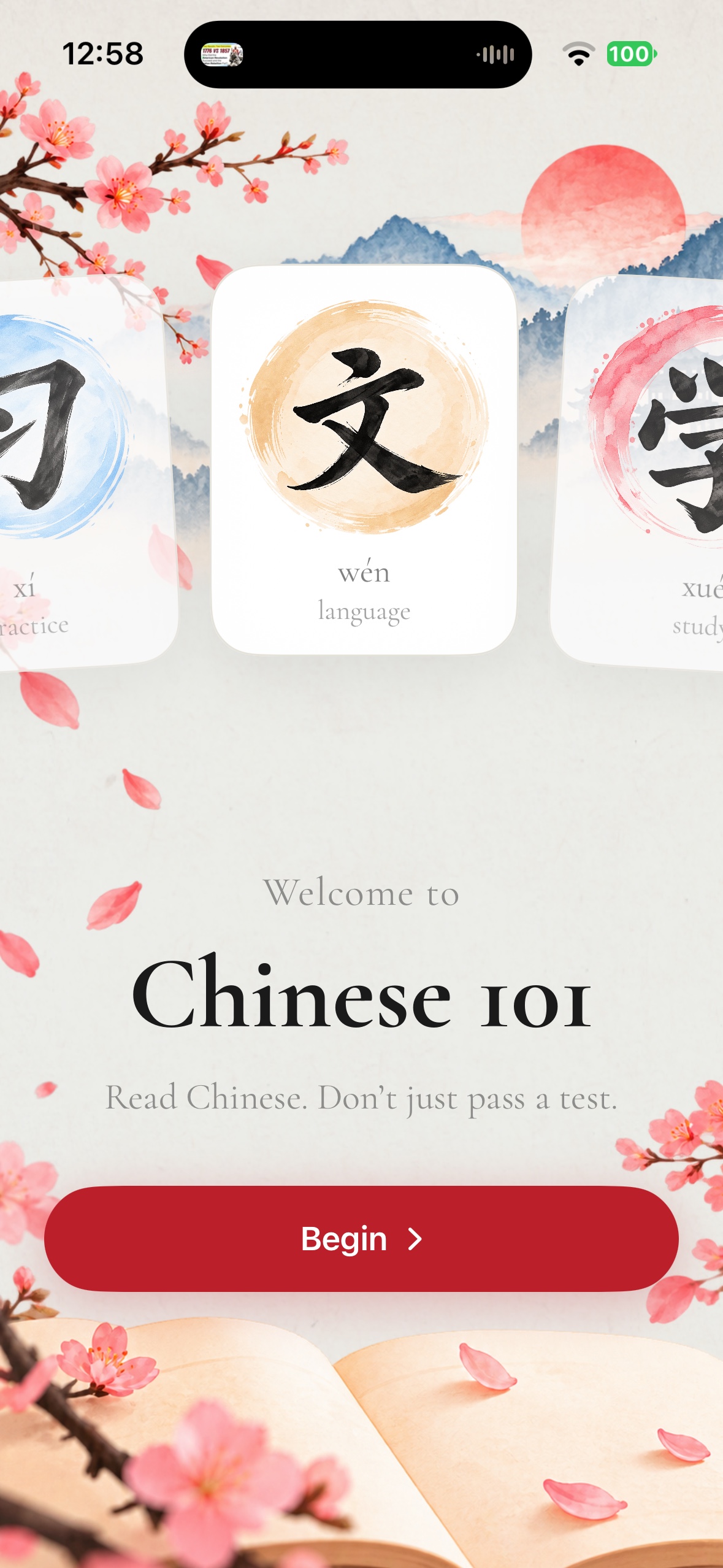 Welcome to Chinese 101 — read Chinese, don't just pass a test